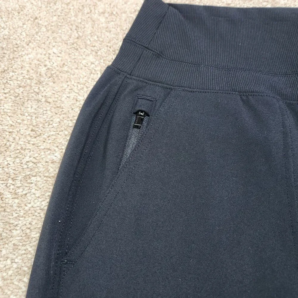 Athleta Jogger Women M Black Venice High Rise Stretch Elastic Waist